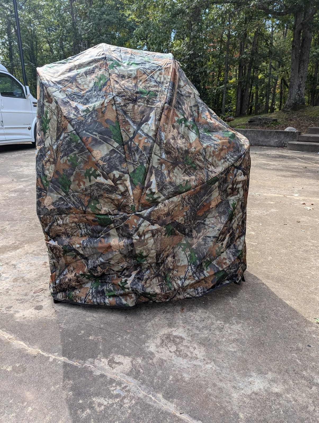 Lenotos Pop-Up Hunting Ground Blind with 270° See Through, Lightweight 1-2 Person Hunting Blind with Carrying Bag, 4-Panel Spring Steel, for Deer, Turkey Duck Hunting, Bow Hunting customer photo 1