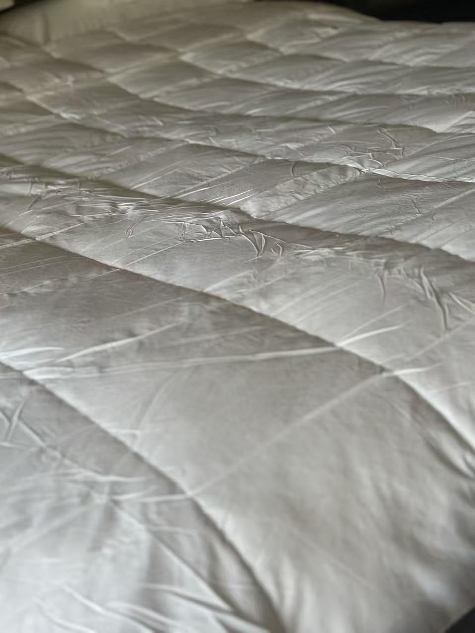 Globon Summer Down Comforter King Size,Extra Lightweight Duvet Insert,White customer photo 2