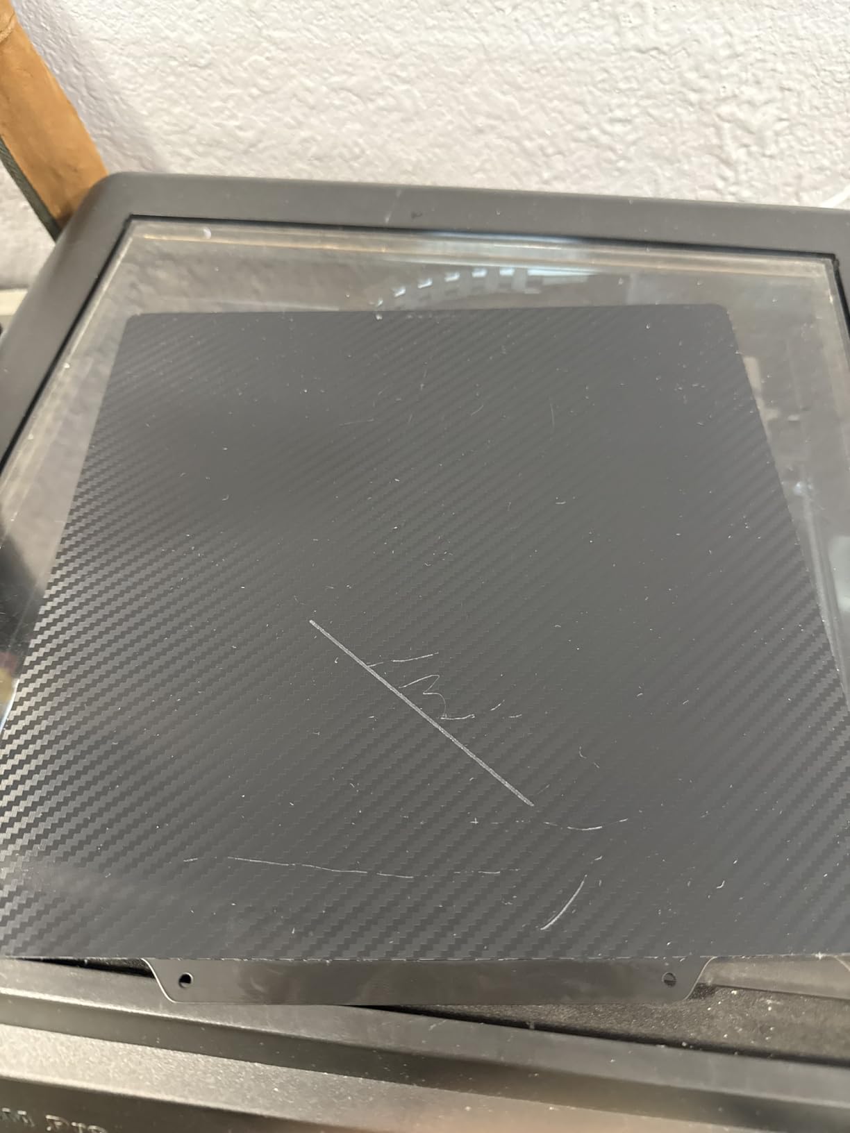 Diamond+Carbon Plate for ELEGOO Centauri Carbon Build Plate 260x271mm, Dual-Sided PEO PET Magnetic Spring Steel Bed CC/CC2 Plate, High-Temp Resistant Printing Surface for ELEGOO CC/CC2 3D Printer customer photo 2
