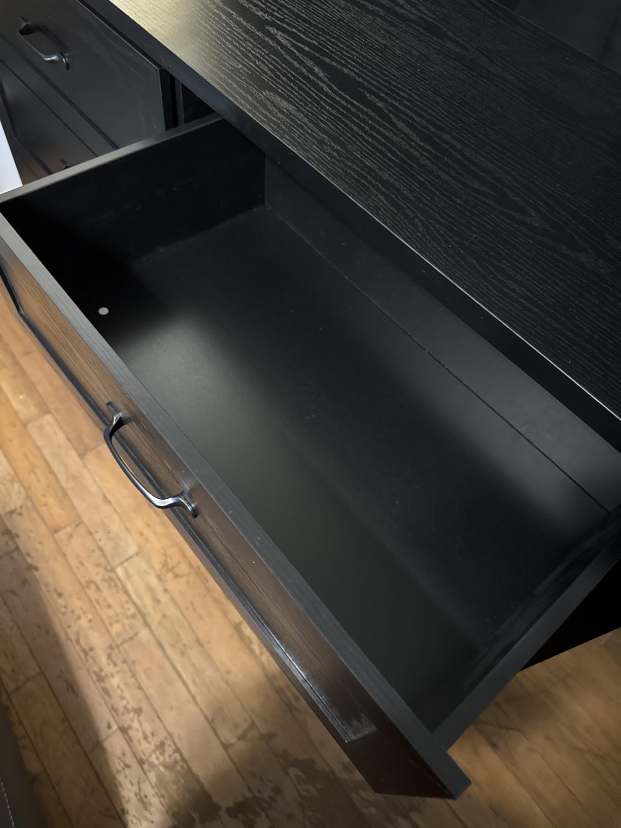 BORNOON 3-Drawer Dresser for Bedroom, Small Wooden Chest of Drawers with Metal Handles, Narrow Storage Cabinet with Anti-Tipping Design, Sturdy Dresser Organizer for Closet, Living Room, Entryway customer photo 2