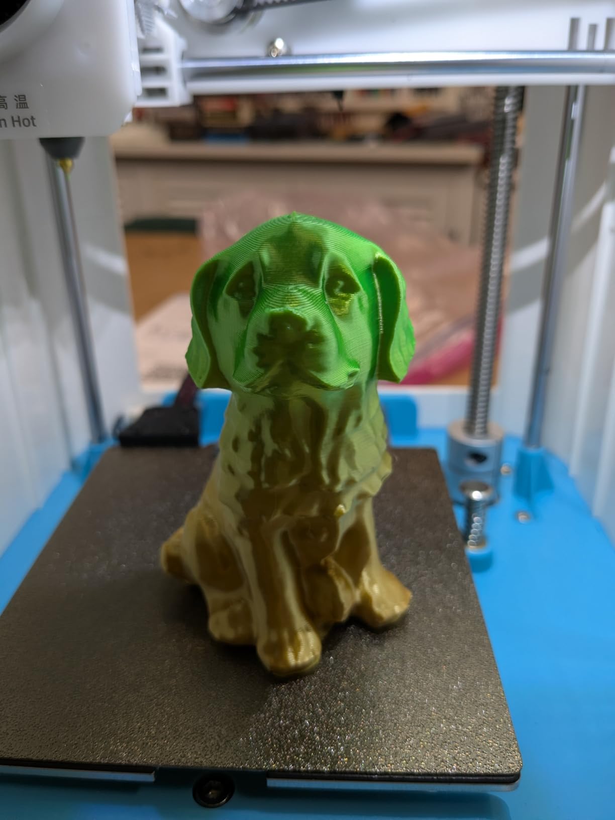 Geeetech 3D Printer for Kids & Beginners, High-Speed Smart Mini 3D Printer with Filament, Wi-Fi & App Control, Auto-Leveling, Fully Assembled STEM Learning Tool, 3.94x4.33x3.94in Print Size customer photo 1