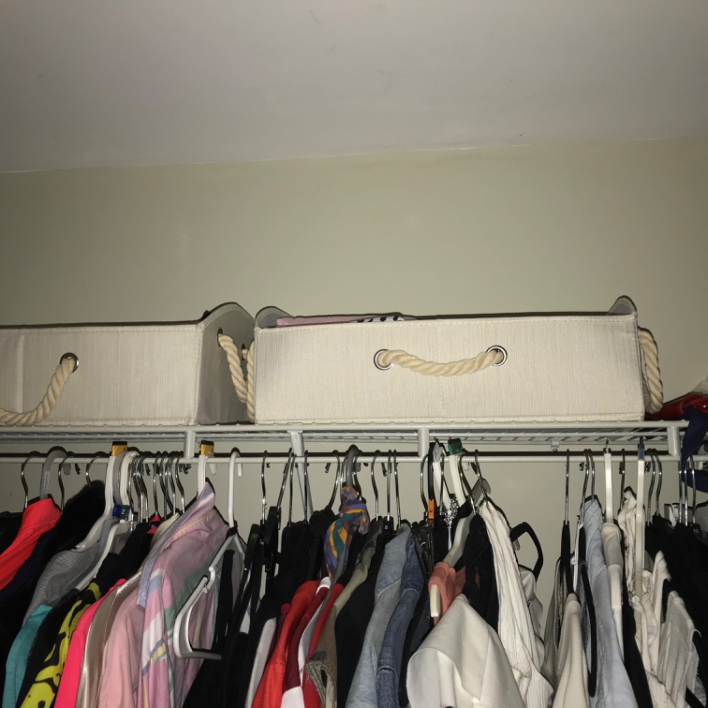 StorageWorks Closet Storage Bins, Beige(Cotton-linen), Large, 3-Pack customer photo 2