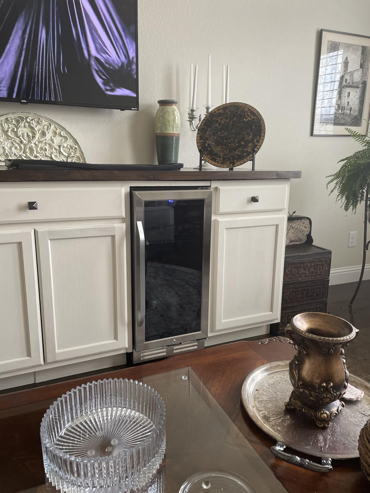 Velivi 24 Inch Wide Under Counter Beverage Refrigerator, 210 Cans Capacity customer photo 2