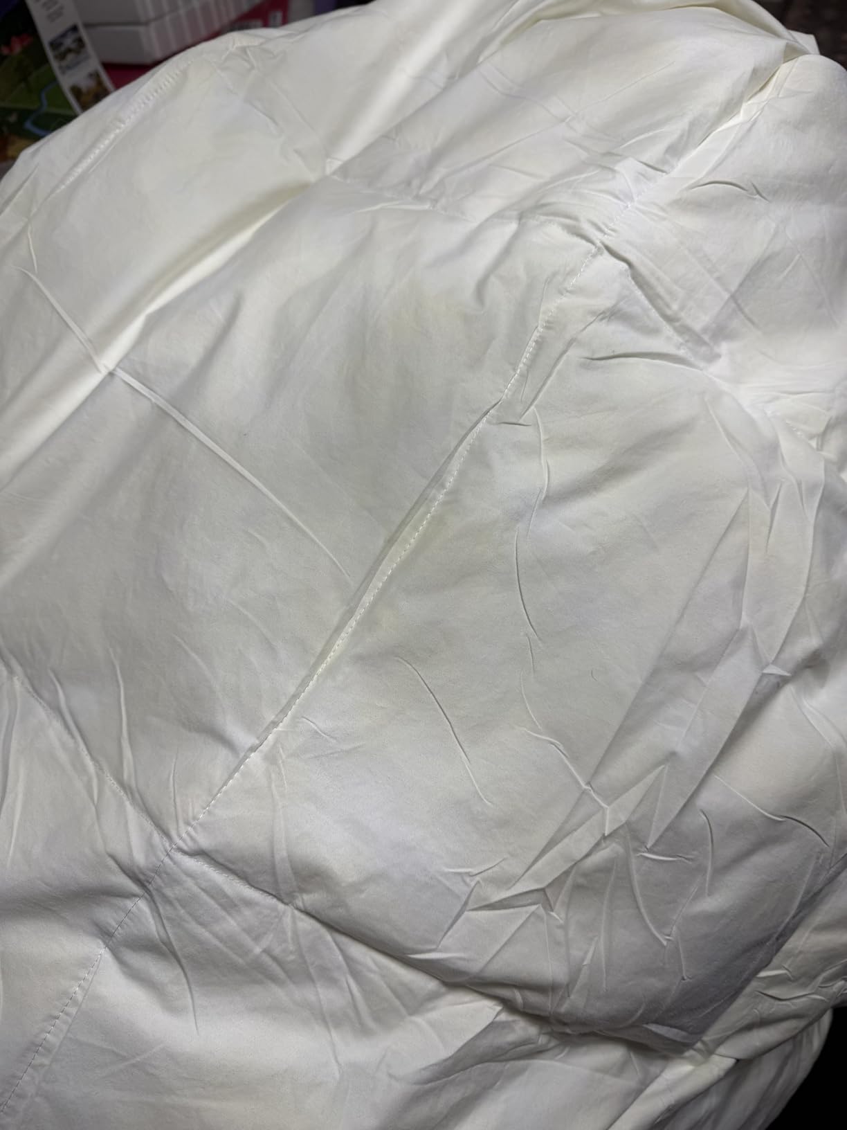 Feather Down Fiber Comforter King for Winter,100% Cotton Duvet Insert customer photo 1