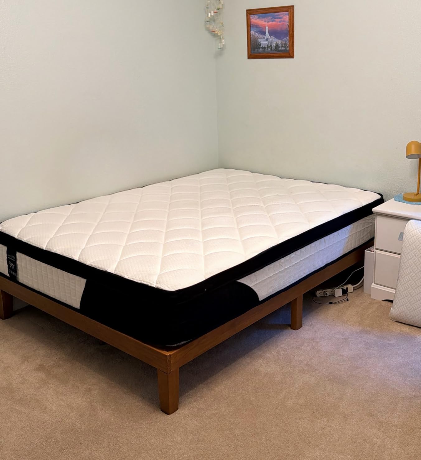 King Size Mattress, 12 Inch Hybrid Mattress King Size in a Box, Medium Firm customer photo 1