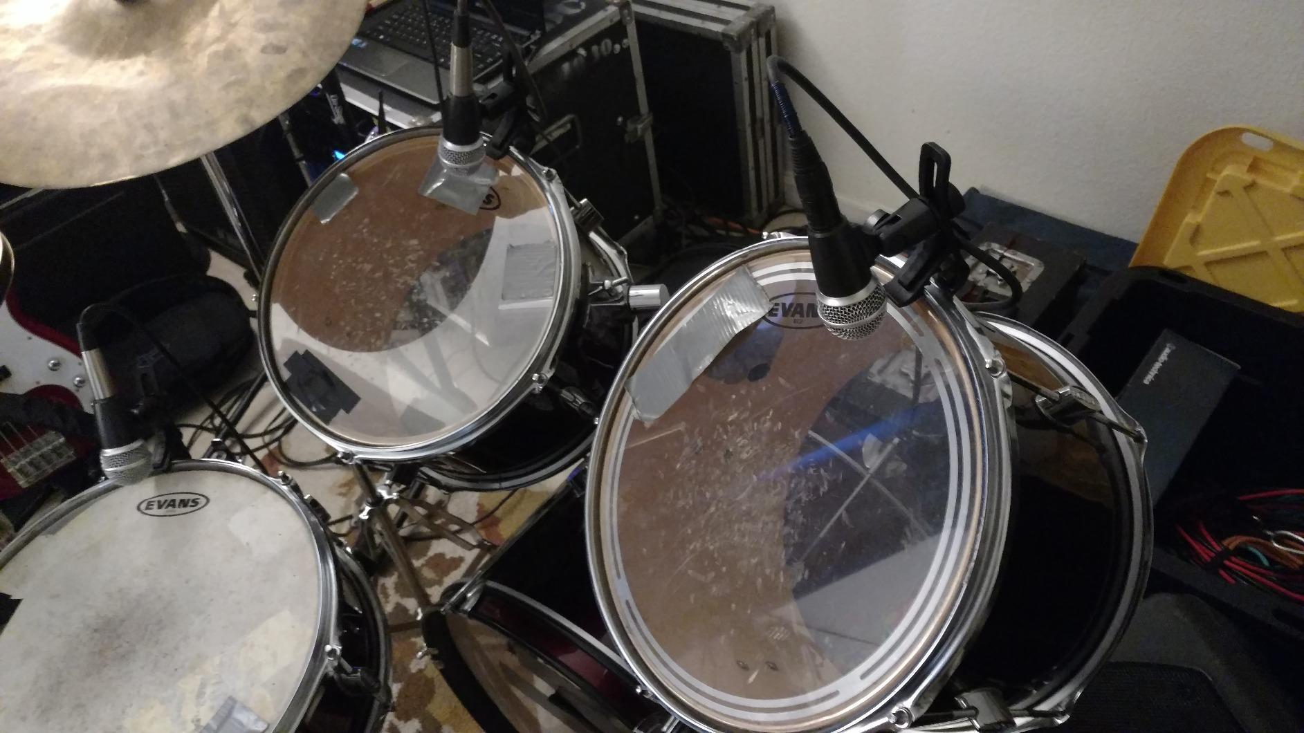 Pyle 7-Piece Drum Microphone Kit with Dynamic & Condenser Mics customer photo 2
