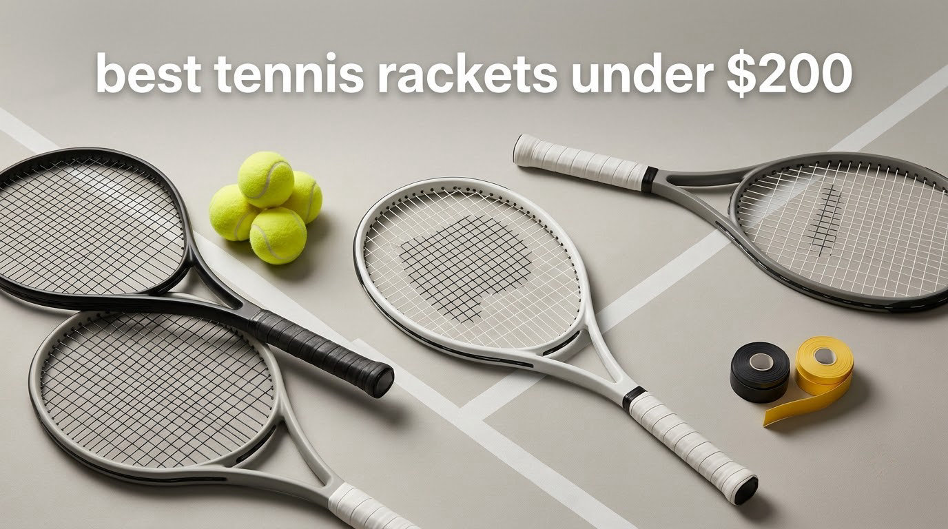 best tennis rackets under $200