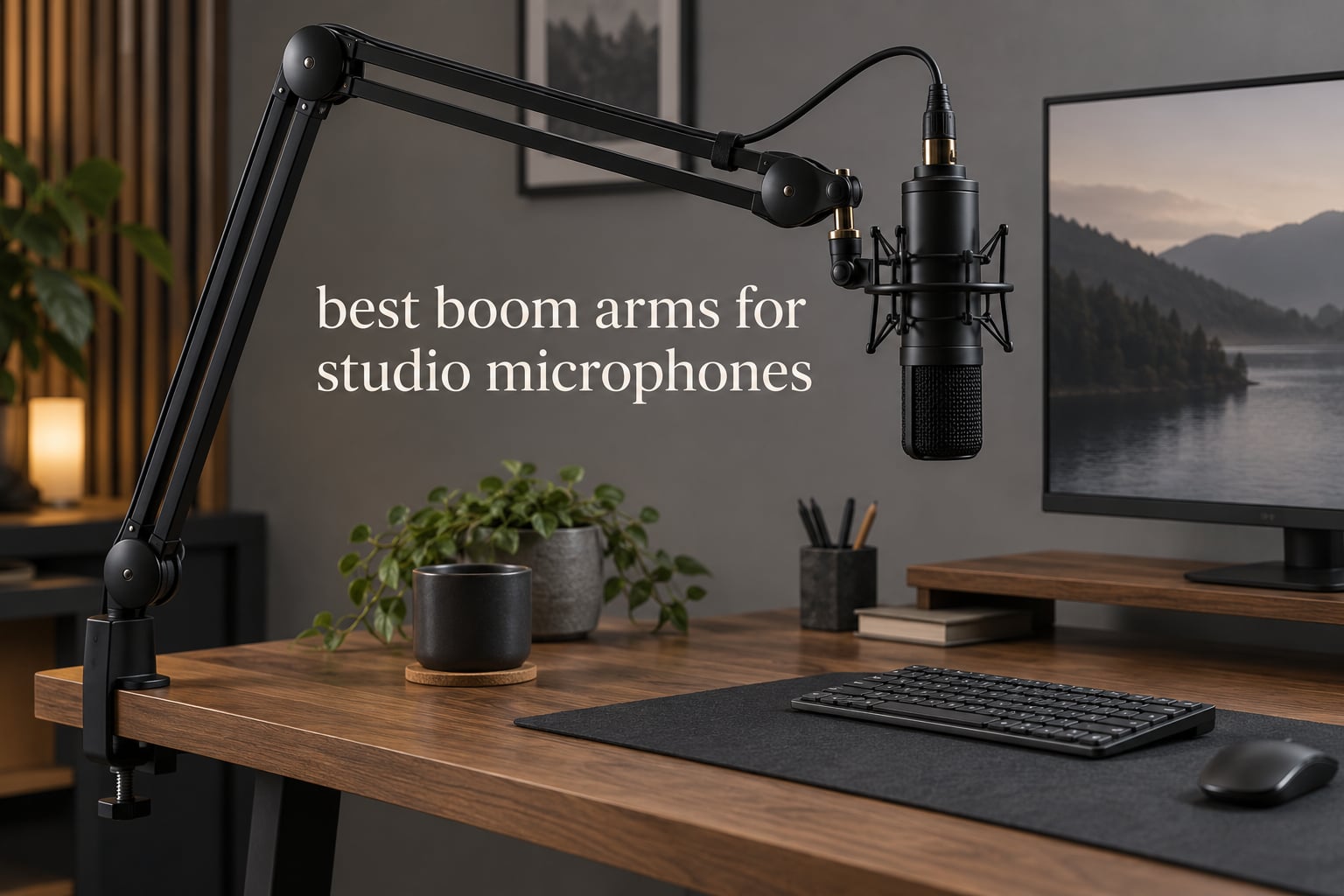 best boom arms for studio microphones