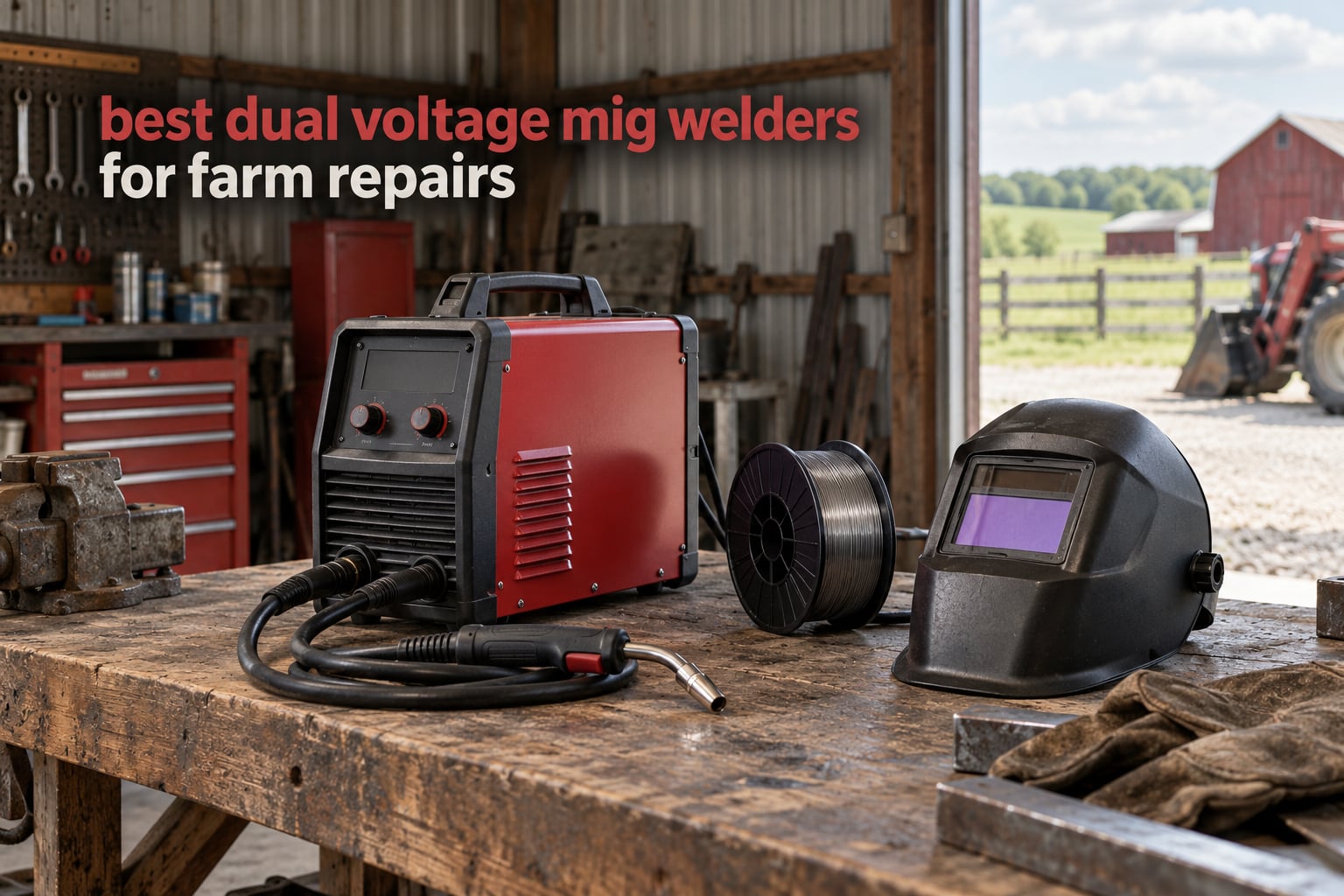 best dual voltage mig welders for farm repairs