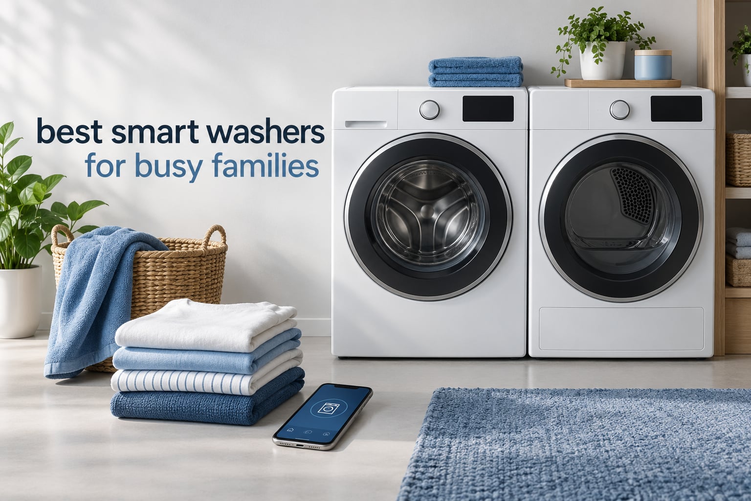 best smart washers for busy families
