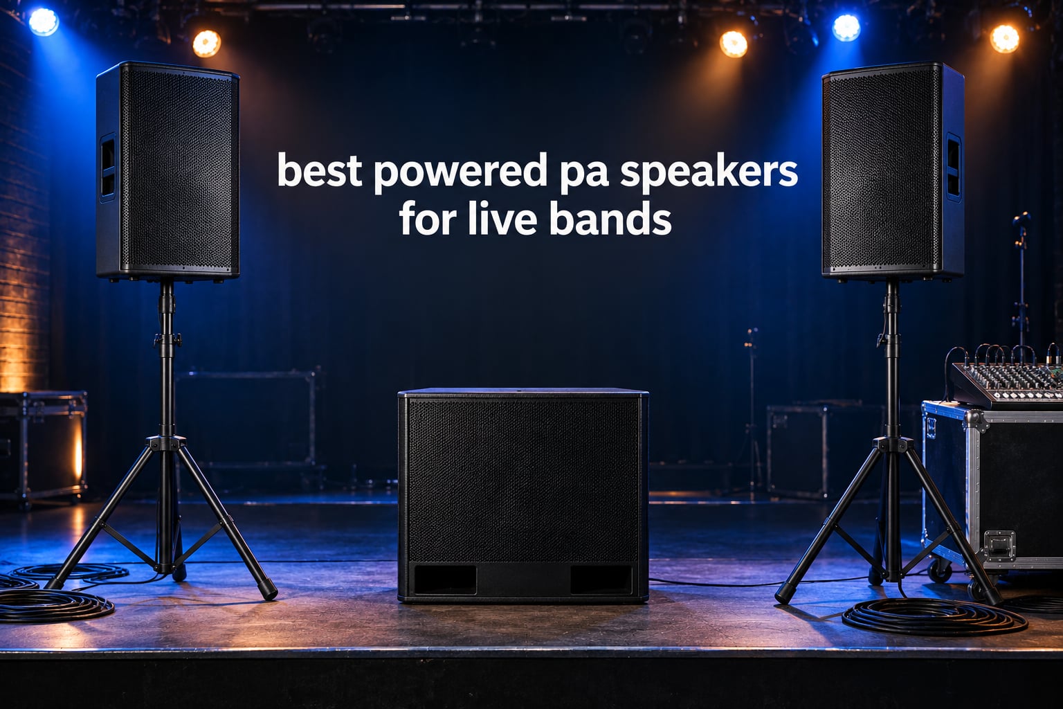 best powered pa speakers for live bands