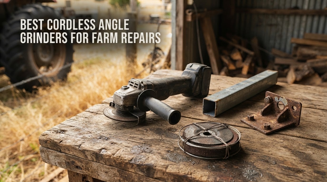 best cordless angle grinders for farm repairs
