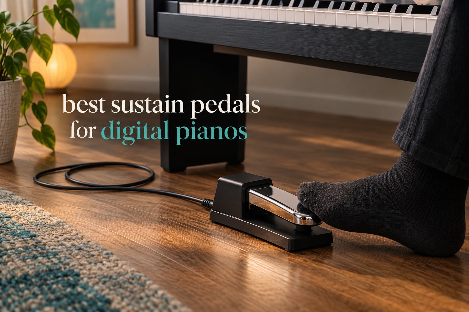 best sustain pedals for digital pianos