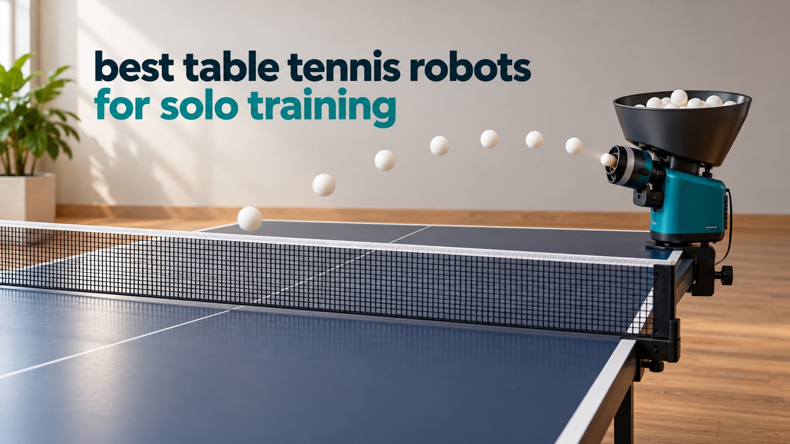 best table tennis robots for solo training