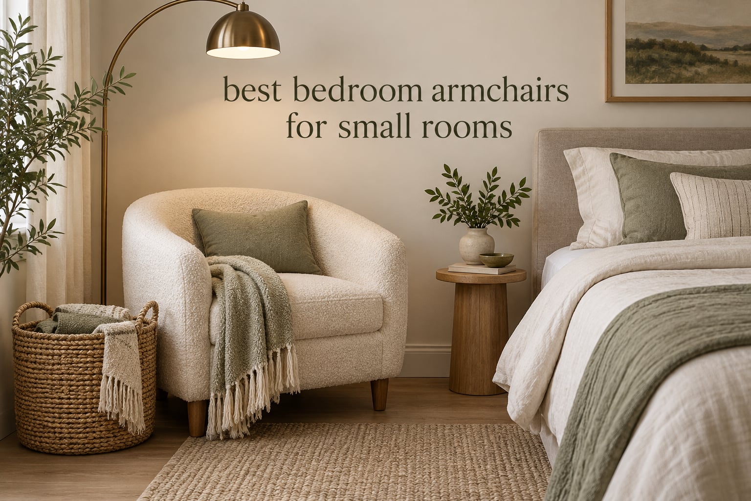 best bedroom armchairs for small rooms