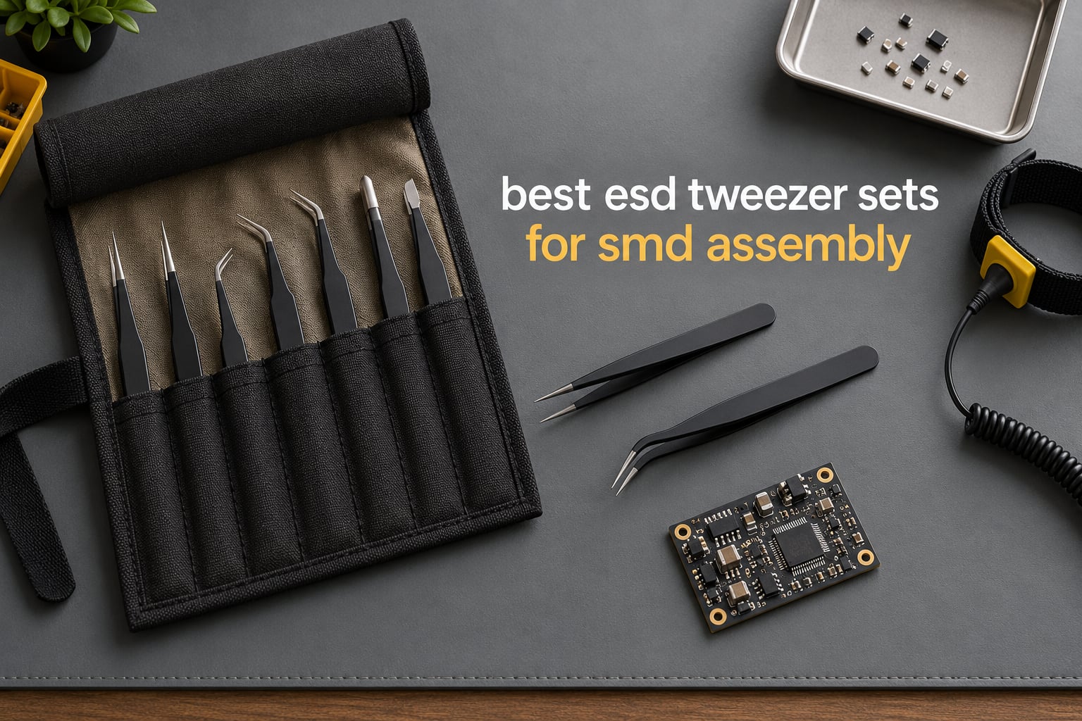 best esd tweezer sets for smd assembly