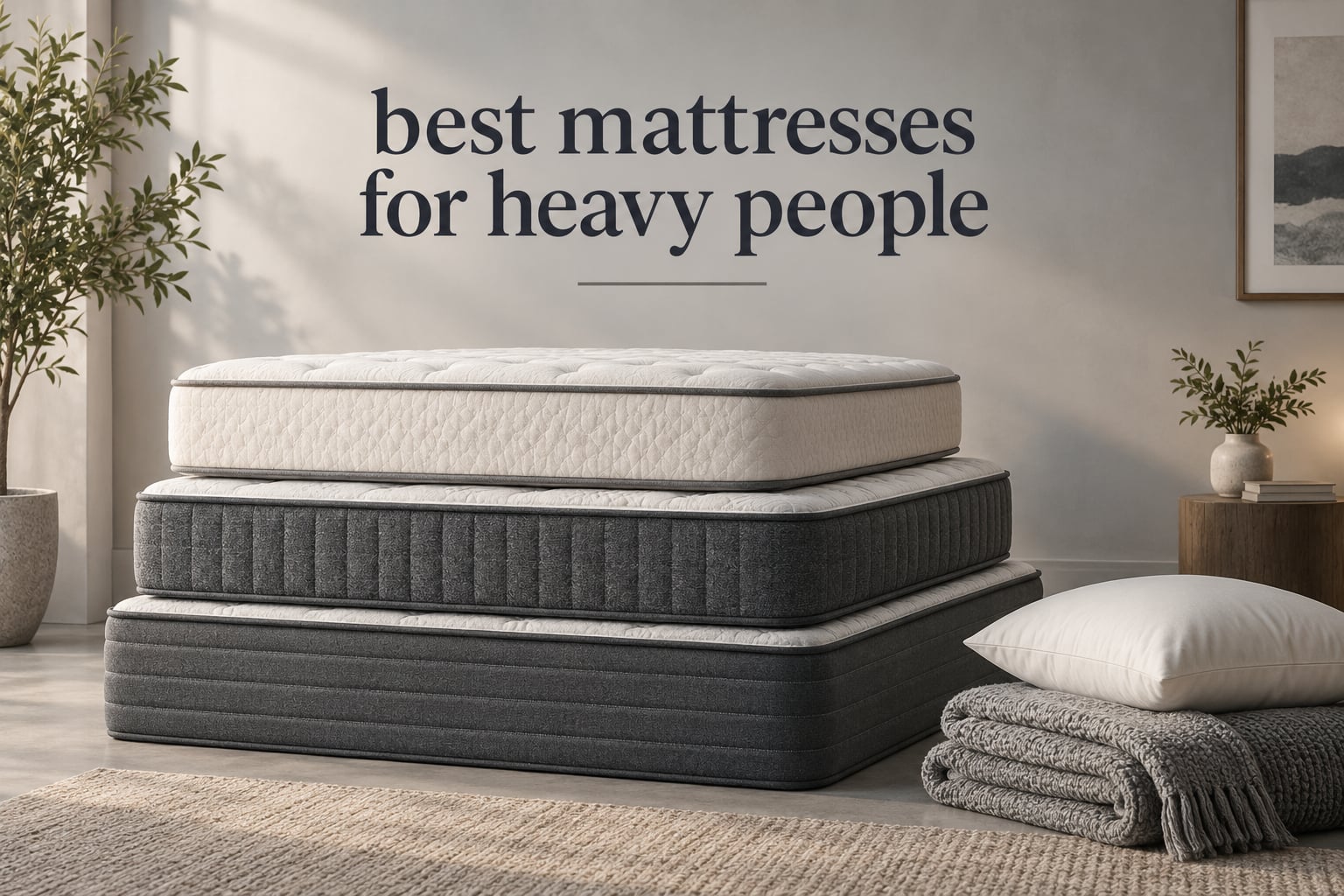 best mattresses for heavy people