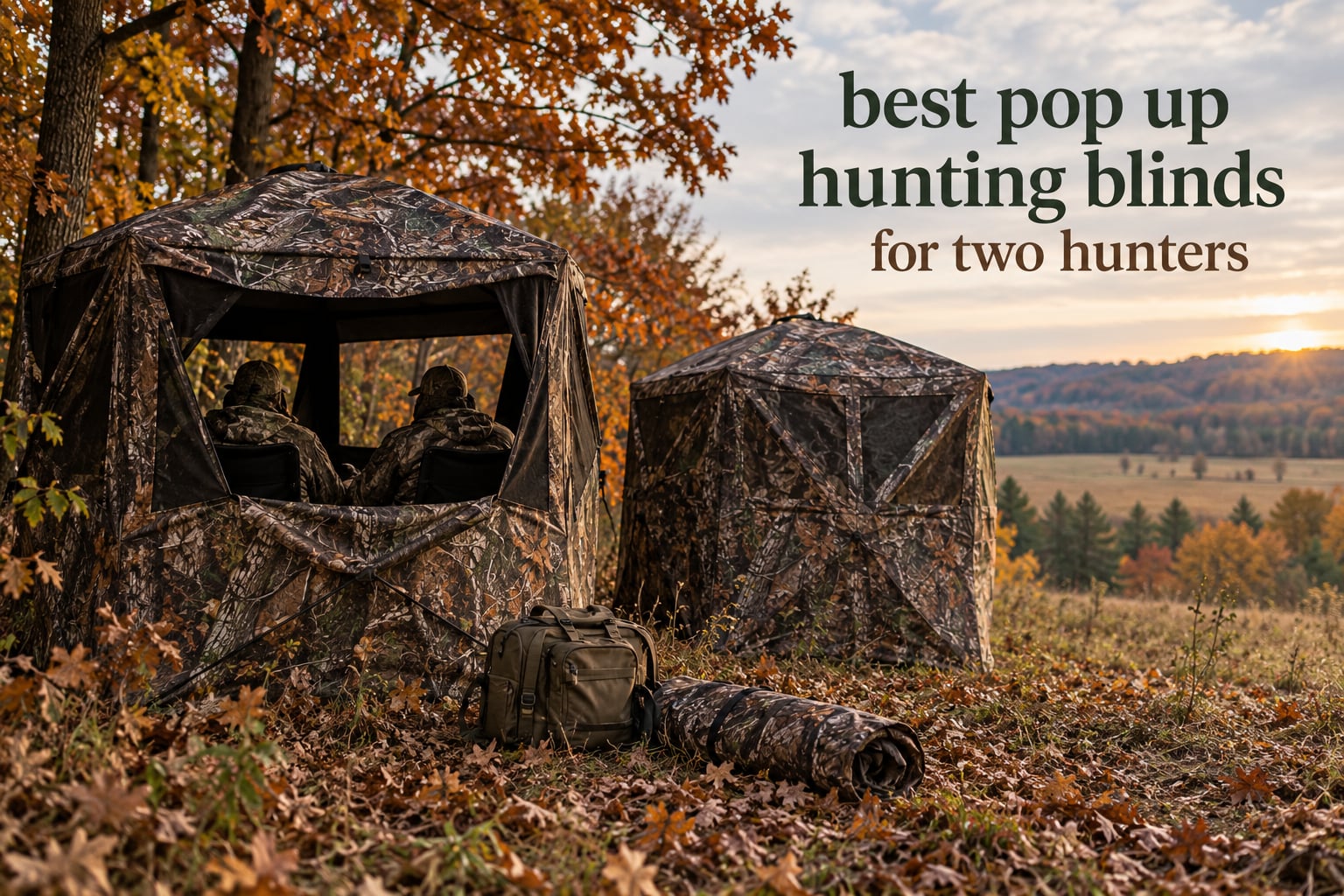 best pop up hunting blinds for two hunters