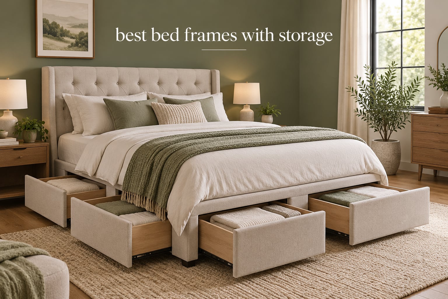 best bed frames with storage