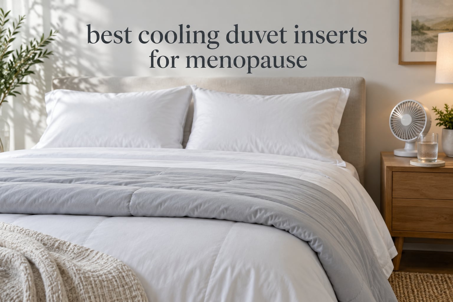 best cooling duvet inserts for menopause