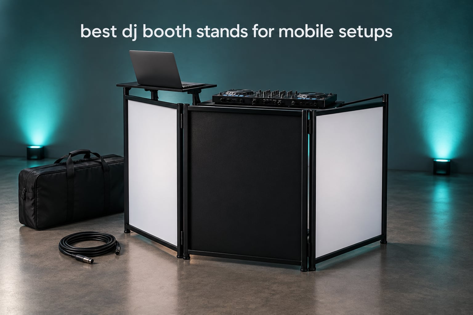 best dj booth stands for mobile setups