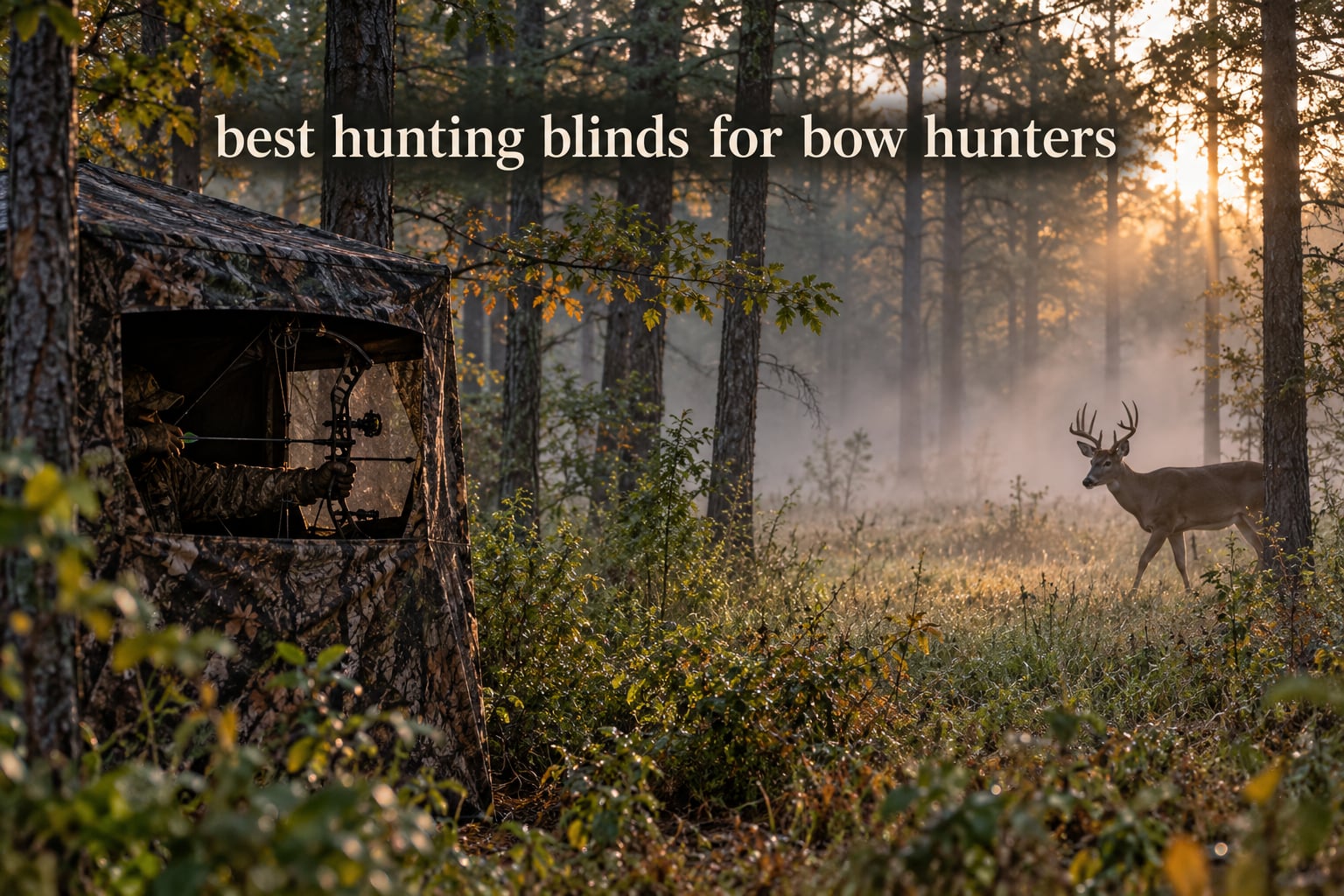 best hunting blinds for bow hunters