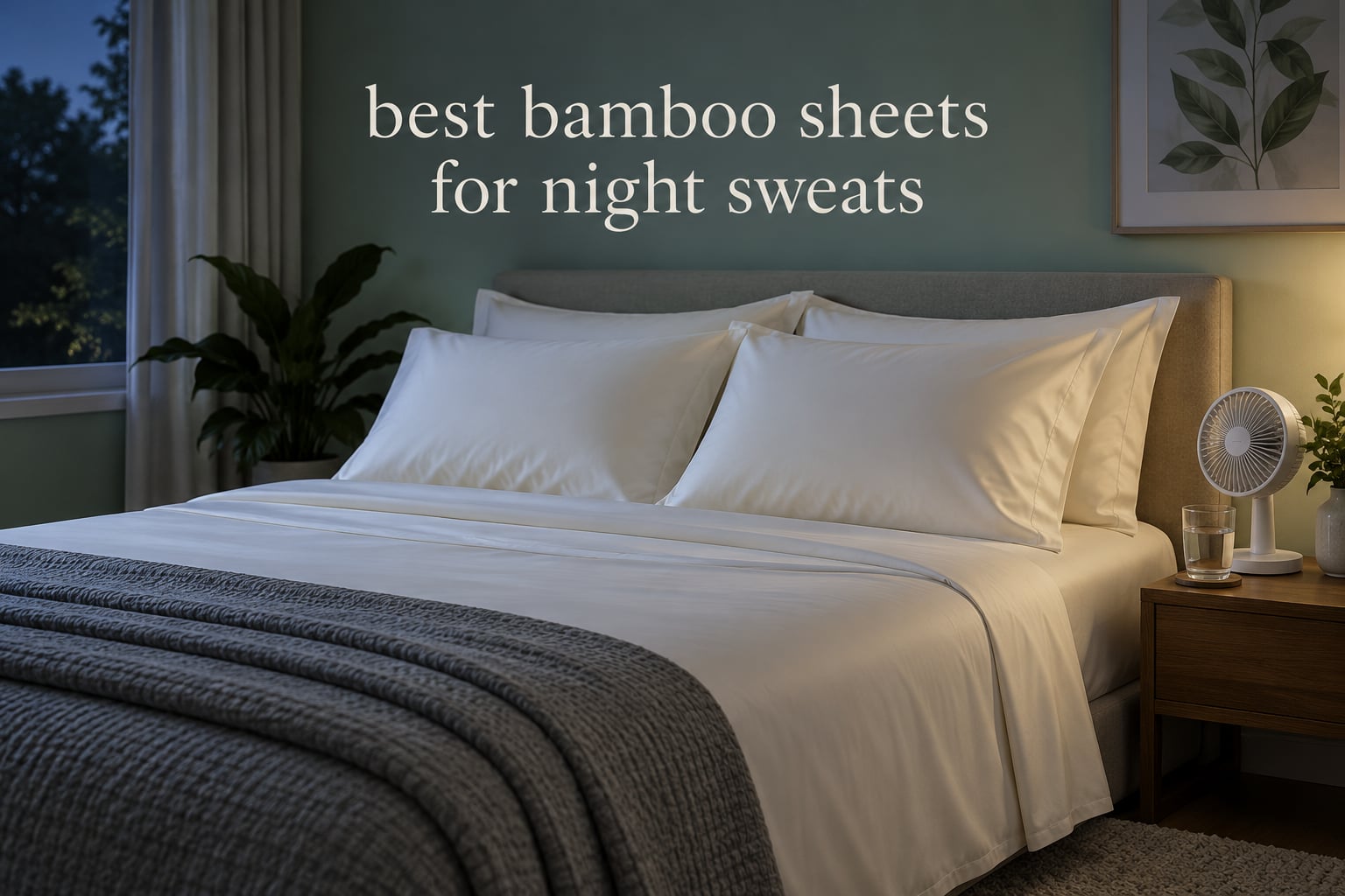 best bamboo sheets for night sweats