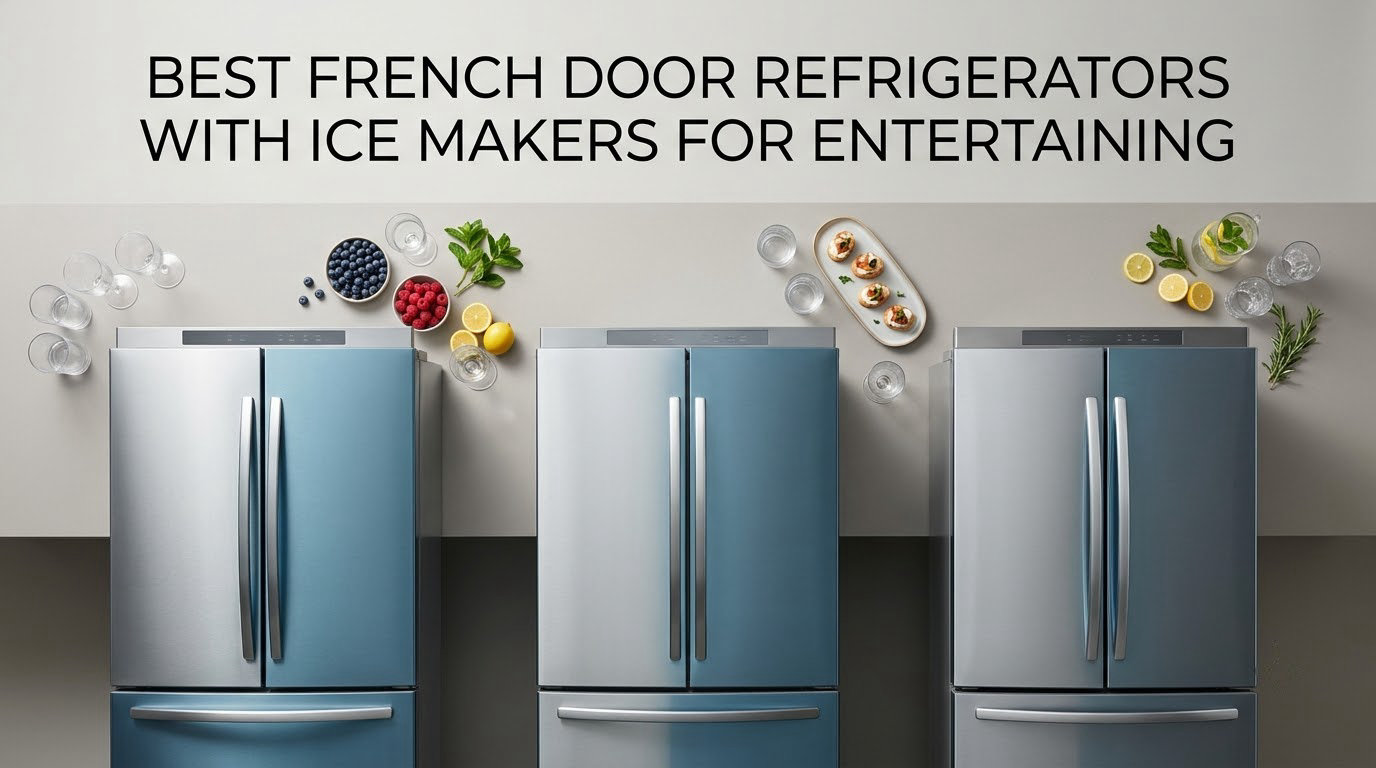 best french door refrigerators with ice makers for entertaining
