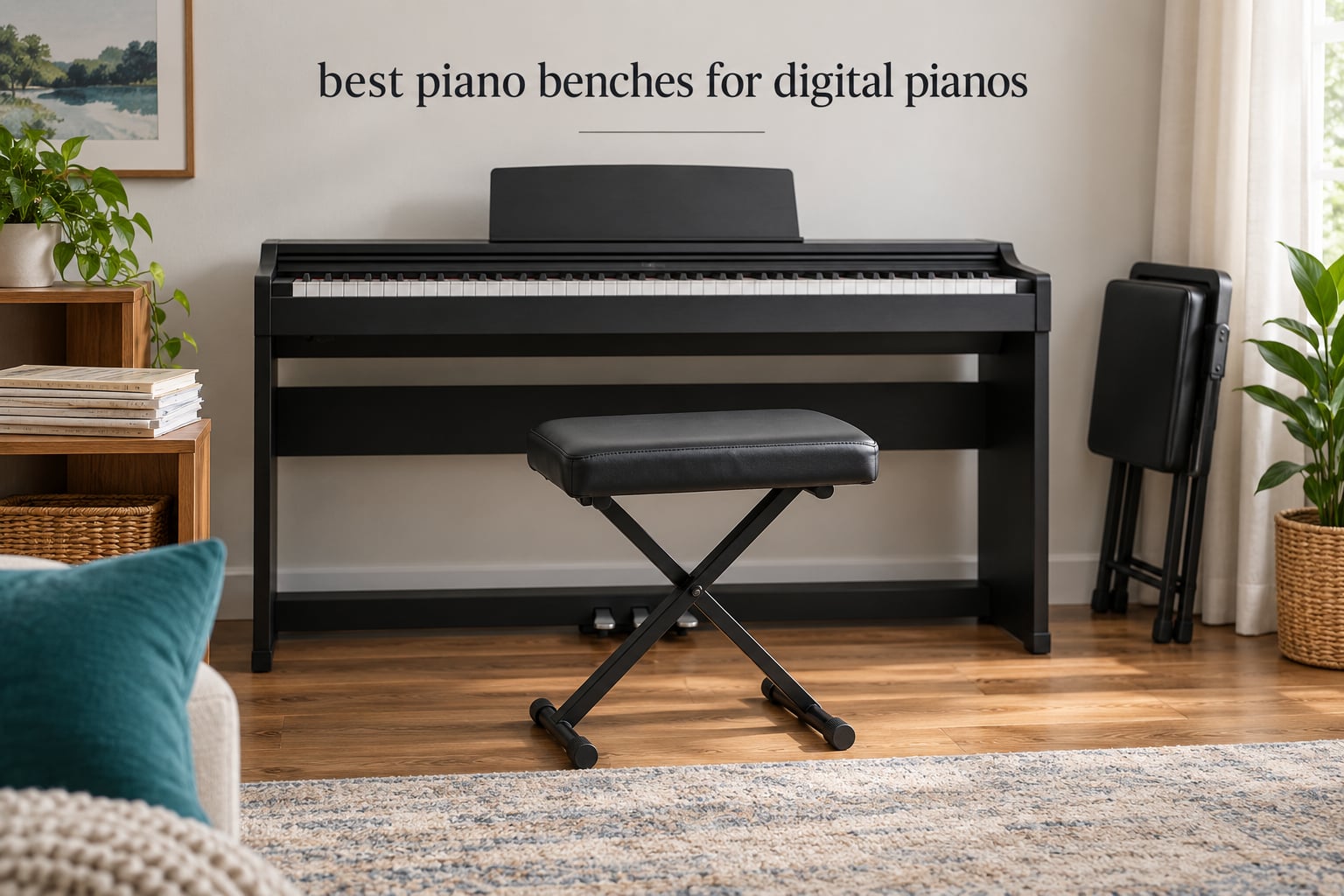 best piano benches for digital pianos